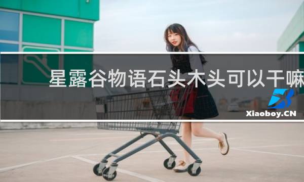 星露谷物语石头木头可以干嘛