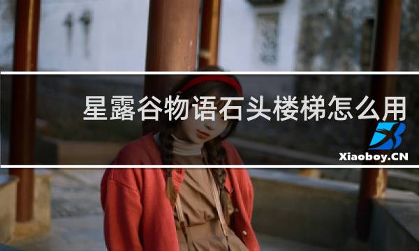 星露谷物语石头楼梯怎么用