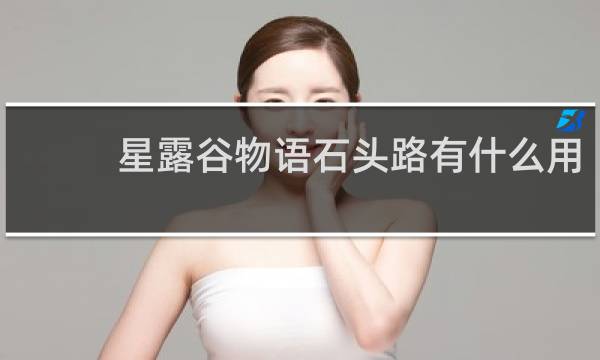 星露谷物语石头路有什么用