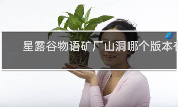 星露谷物语矿厂山洞哪个版本有