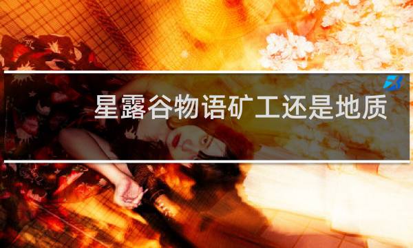 星露谷物语矿工还是地质