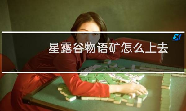 星露谷物语矿怎么上去