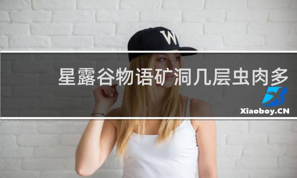 星露谷物语矿洞几层虫肉多
