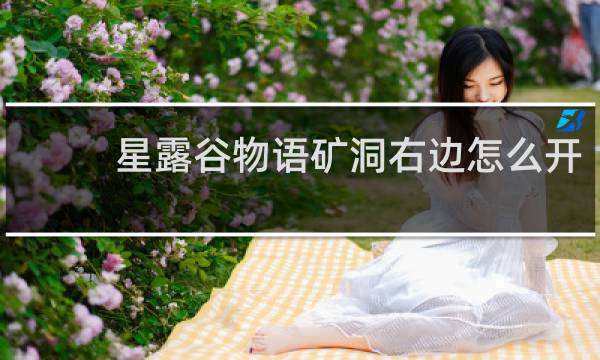 星露谷物语矿洞右边怎么开