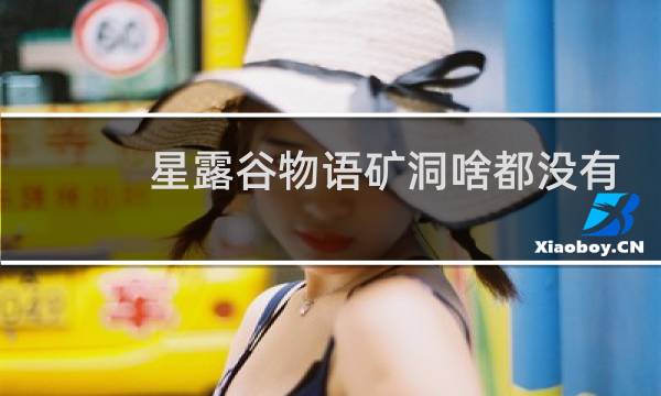 星露谷物语矿洞啥都没有