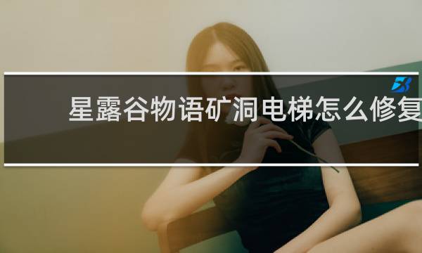 星露谷物语矿洞电梯怎么修复
