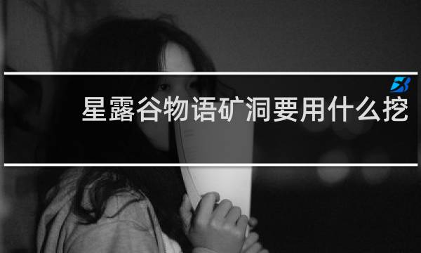 星露谷物语矿洞要用什么挖