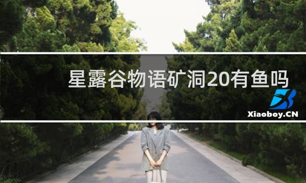 星露谷物语矿洞20有鱼吗