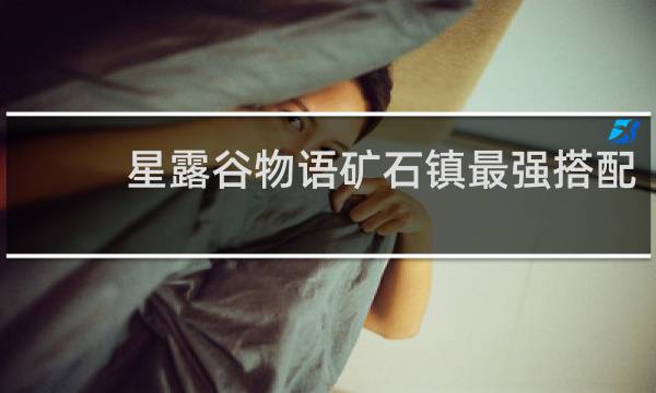 星露谷物语矿石镇最强搭配