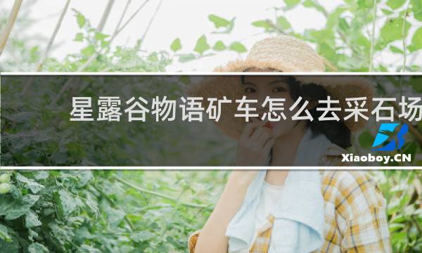 星露谷物语矿车怎么去采石场