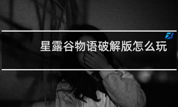 星露谷物语破解版怎么玩