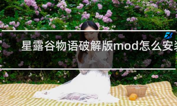 星露谷物语破解版mod怎么安装