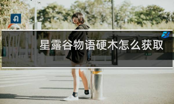 星露谷物语硬木怎么获取