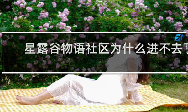 星露谷物语社区为什么进不去了