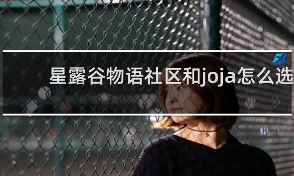 星露谷物语社区和joja怎么选