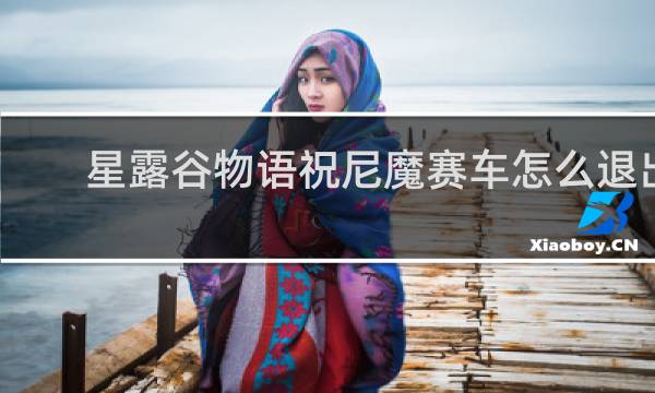 星露谷物语祝尼魔赛车怎么退出
