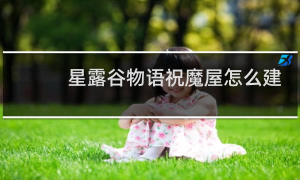 星露谷物语祝魔屋怎么建