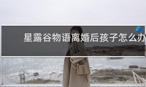 星露谷物语离婚后孩子怎么办