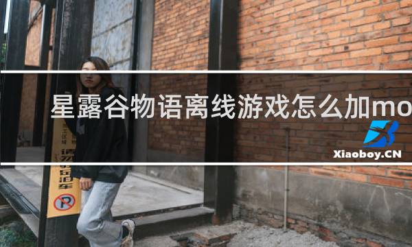 星露谷物语离线游戏怎么加mod