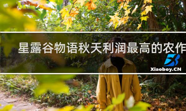 星露谷物语秋天利润最高的农作物