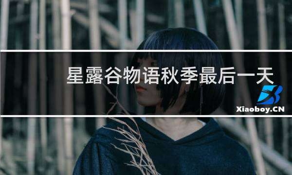 星露谷物语秋季最后一天