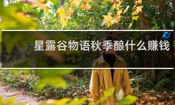 星露谷物语秋季酿什么赚钱