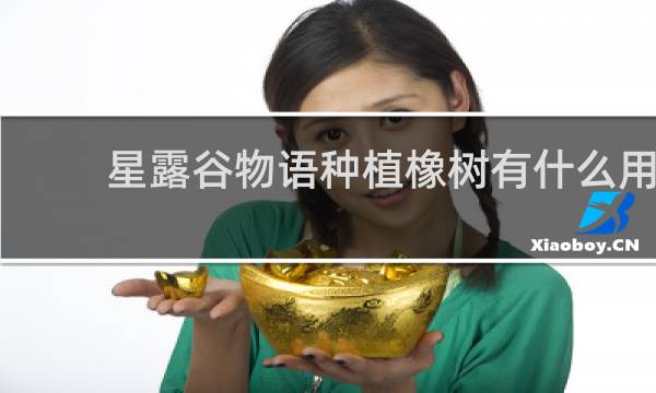 星露谷物语种植橡树有什么用