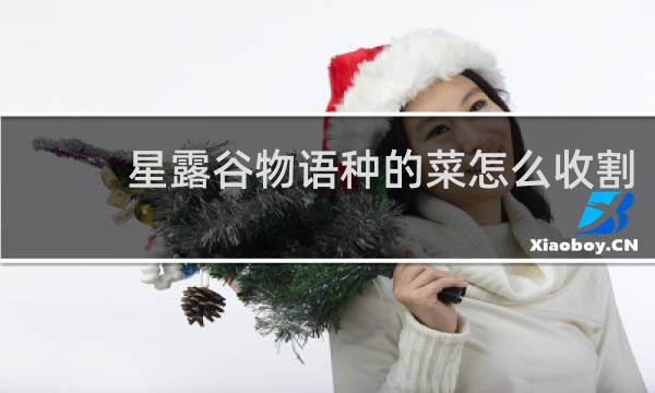 星露谷物语种的菜怎么收割