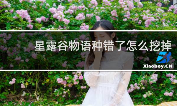 星露谷物语种错了怎么挖掉