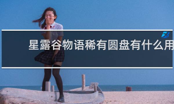 星露谷物语稀有圆盘有什么用