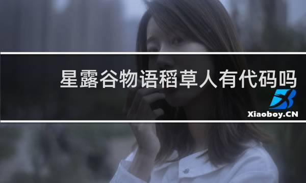 星露谷物语稻草人有代码吗