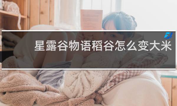 星露谷物语稻谷怎么变大米