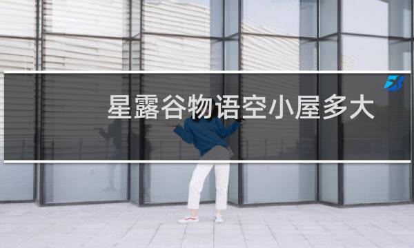 星露谷物语空小屋多大