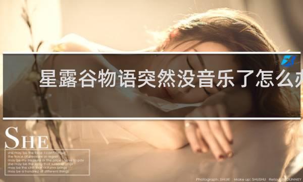 星露谷物语突然没音乐了怎么办