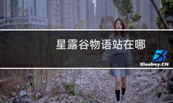 星露谷物语站在哪