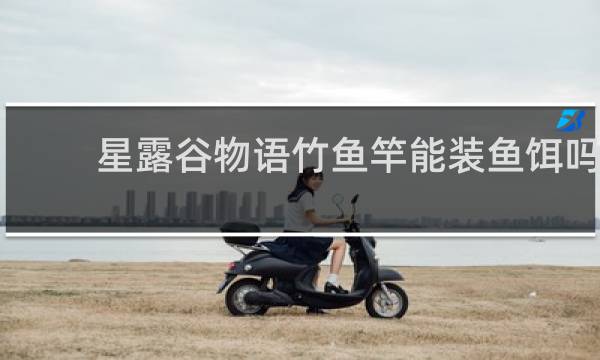 星露谷物语竹鱼竿能装鱼饵吗