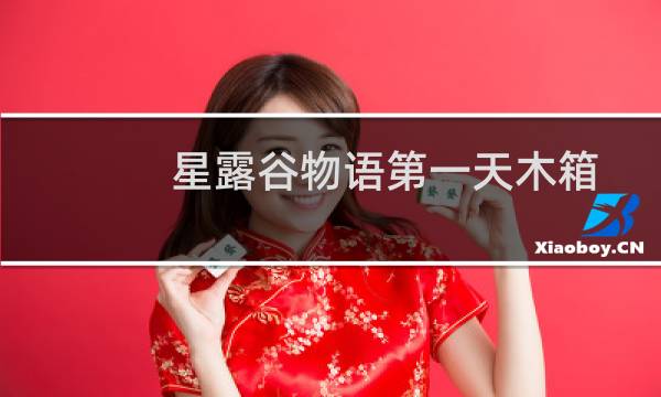 星露谷物语第一天木箱