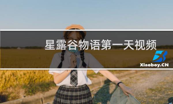 星露谷物语第一天视频