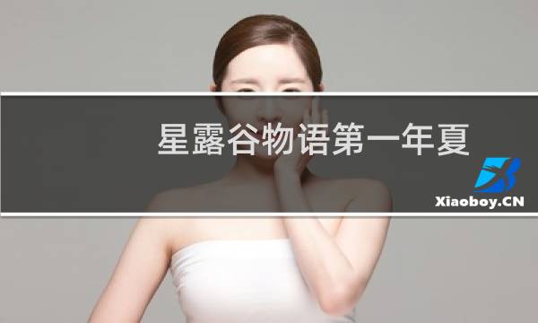 星露谷物语第一年夏