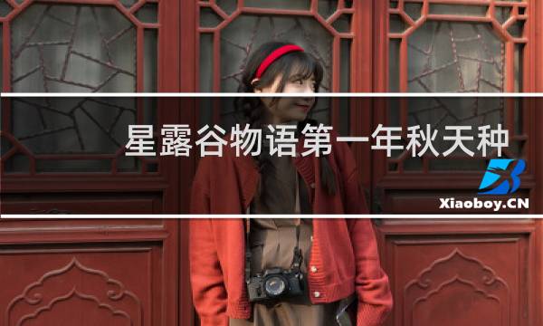 星露谷物语第一年秋天种