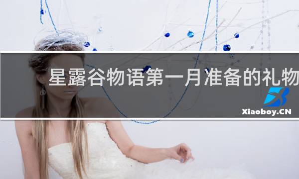 星露谷物语第一月准备的礼物