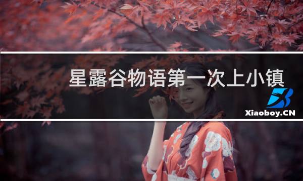 星露谷物语第一次上小镇