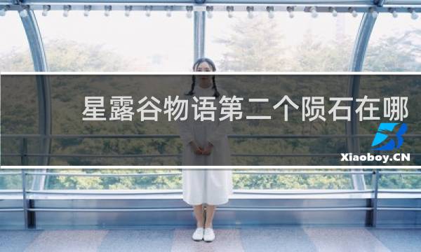 星露谷物语第二个陨石在哪