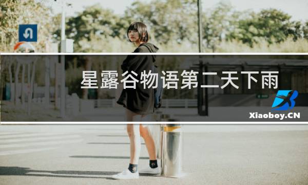 星露谷物语第二天下雨
