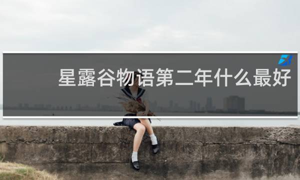 星露谷物语第二年什么最好
