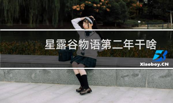 星露谷物语第二年干啥