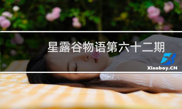 星露谷物语第六十二期