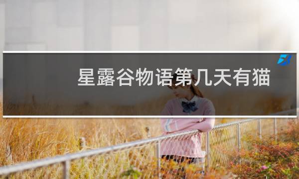 星露谷物语第几天有猫