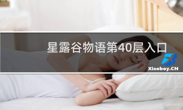 星露谷物语第40层入口