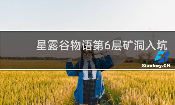 星露谷物语第6层矿洞入坑